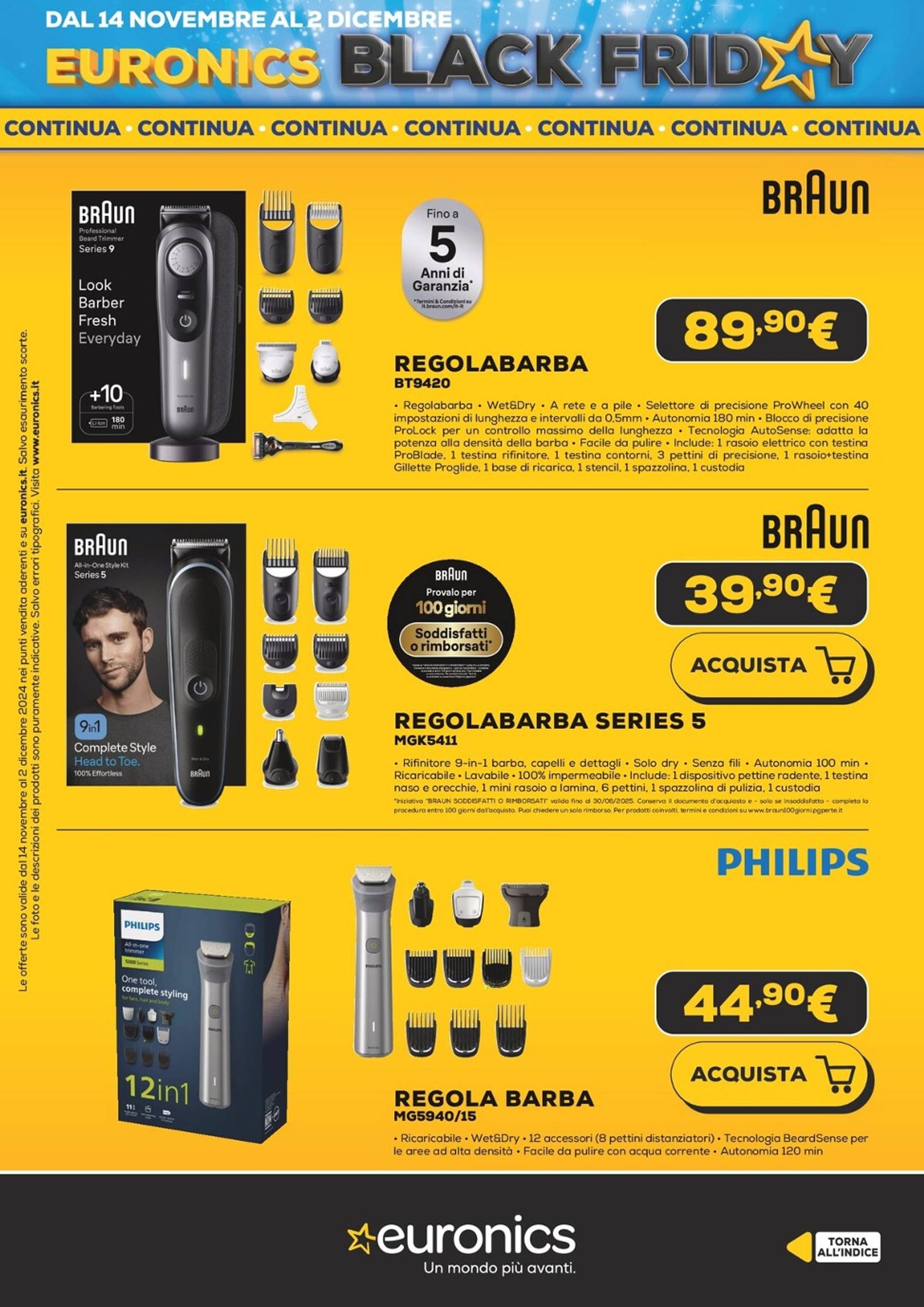 Volantino Euronics - Black Friday valido dal 14.11. al 02.12. 67