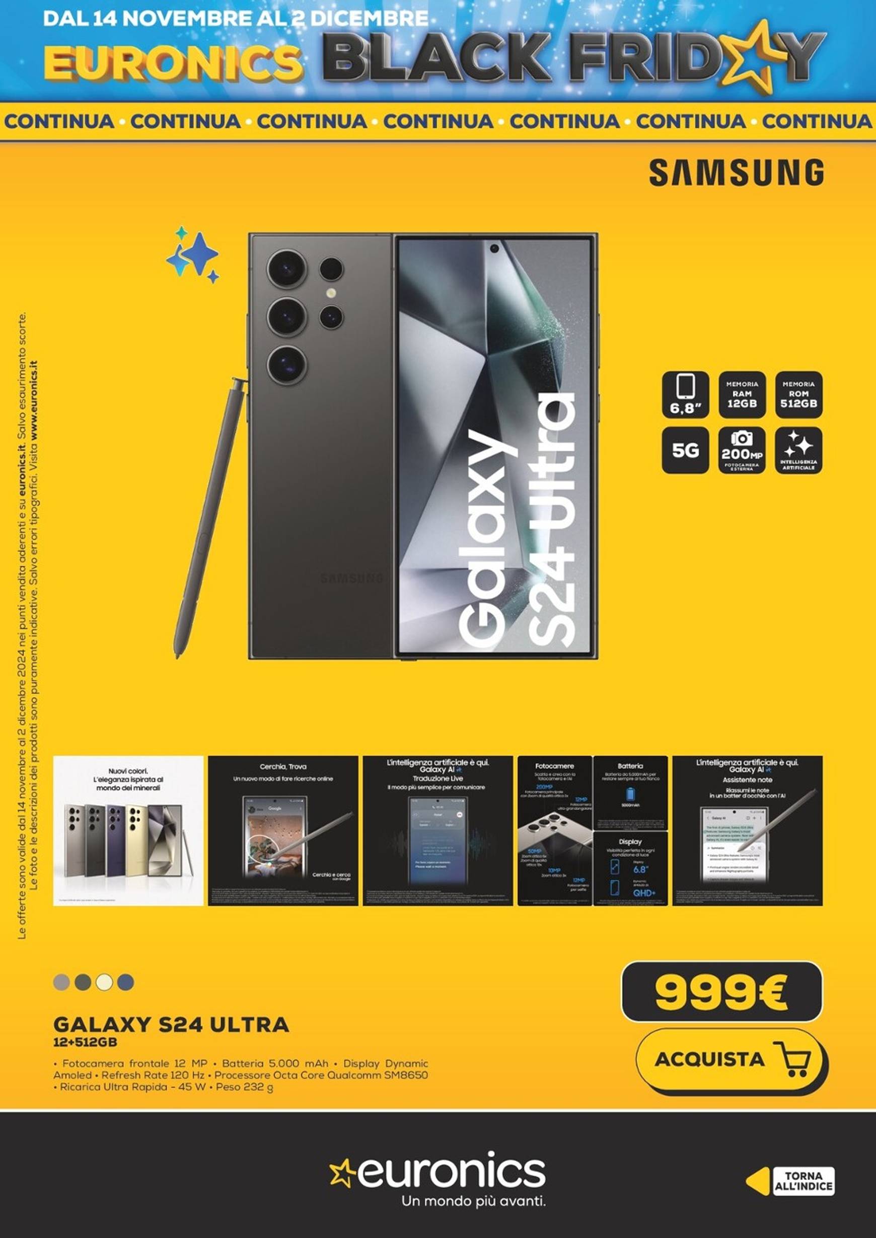 Volantino Euronics - Black Friday valido dal 14.11. al 02.12. 69