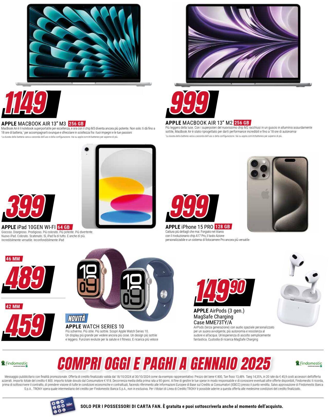 Trony BLACK FRIDAY 2024 volantino 18/10/2024 - 30/10/2024 27