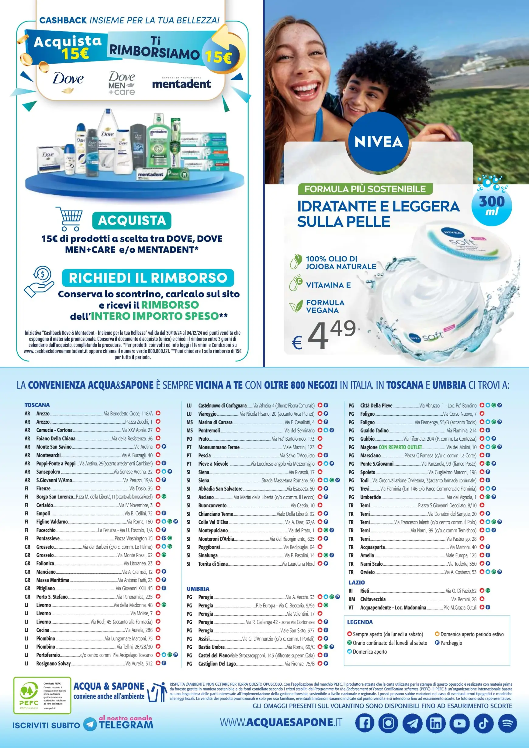 Volantino Acqua e Sapone valido dal 30.10. al 17.11. 20