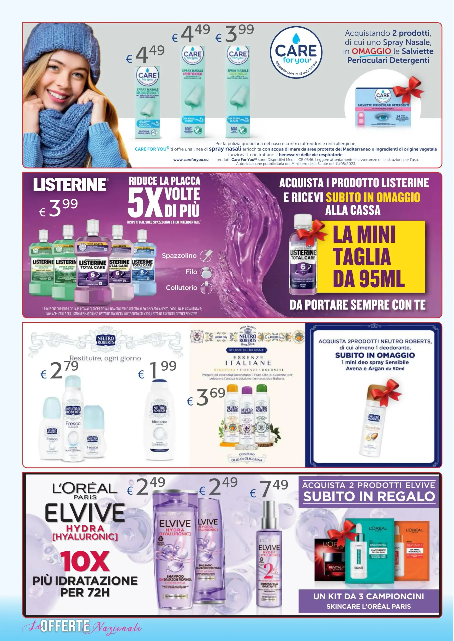 Volantino Acqua e Sapone valido dal 30.10. al 17.11. 2