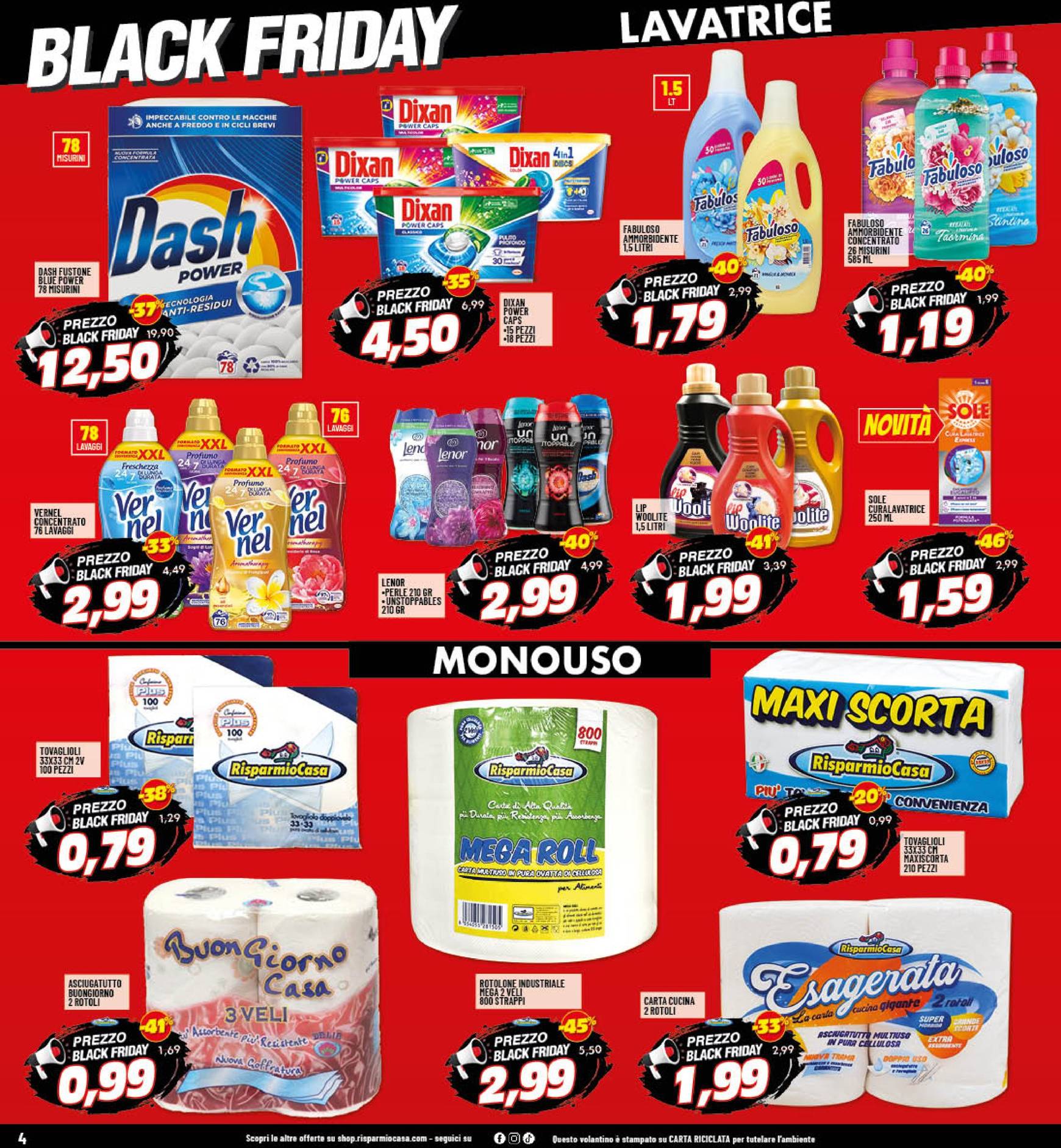 Volantino Risparmio Casa - Black Friday valido dal 14.11. al 21.11. 4