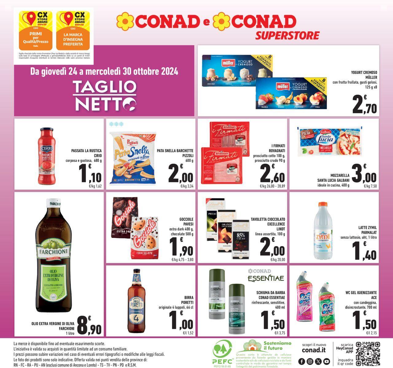 Prossimo volantino Conad 24/10/2024 - 30/10/2024