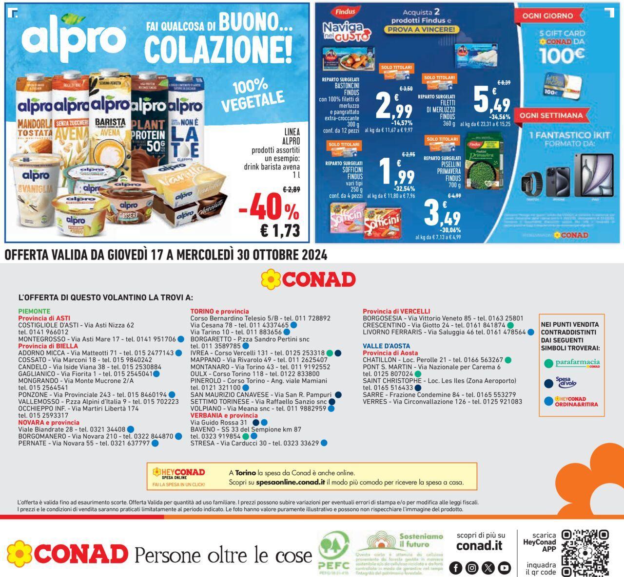 Prossimo volantino Conad 17/10/2024 - 30/10/2024 28