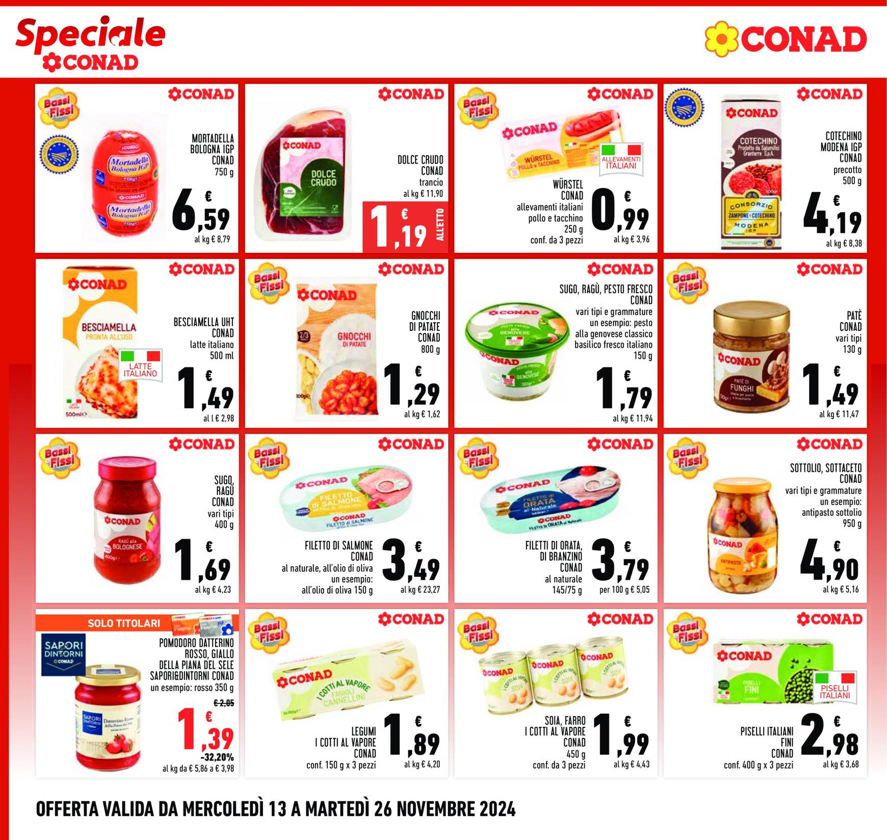 Volantino Conad valido dal 13.11. al 26.11. 14