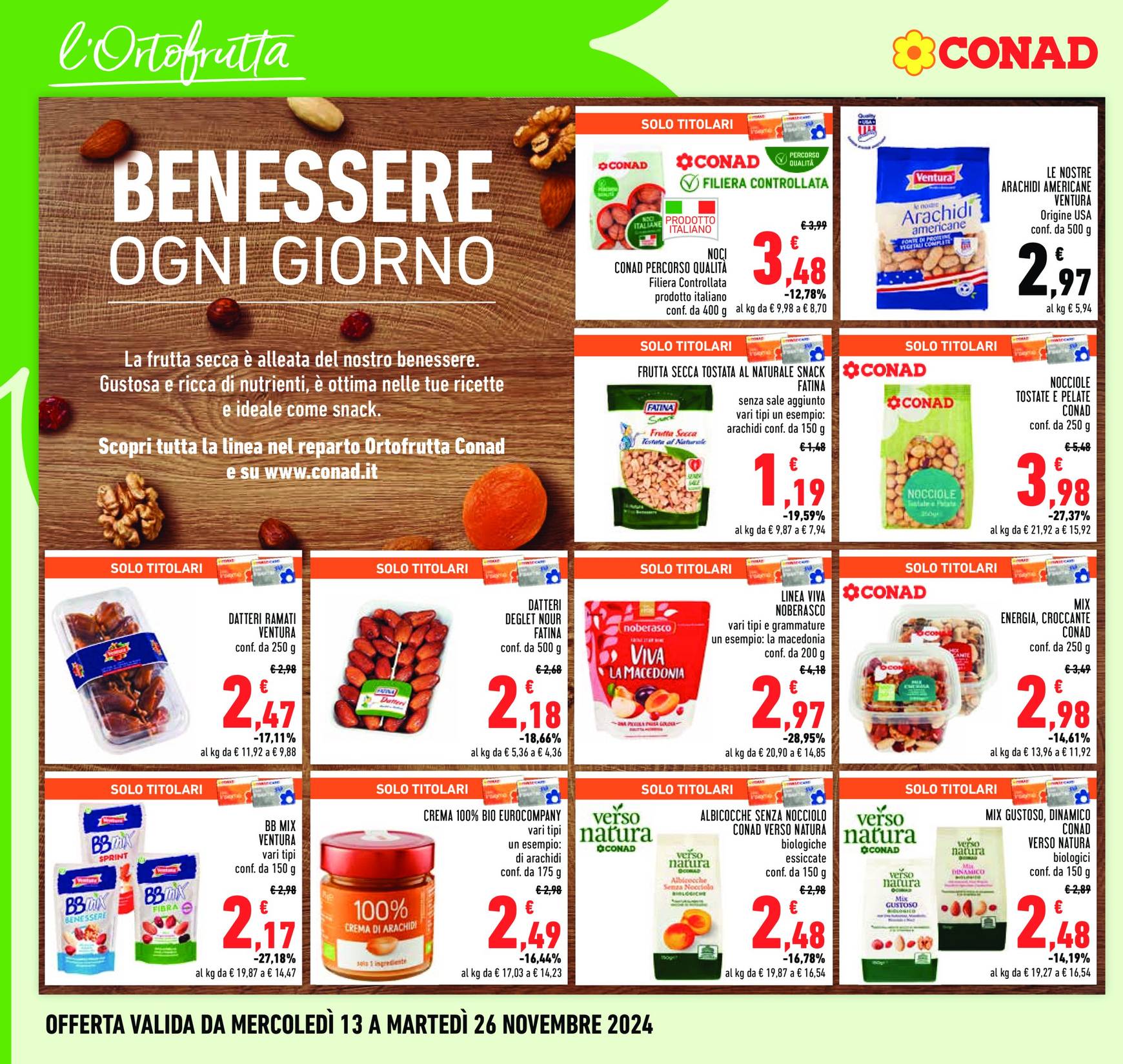 Volantino Conad valido dal 13.11. al 26.11. 6