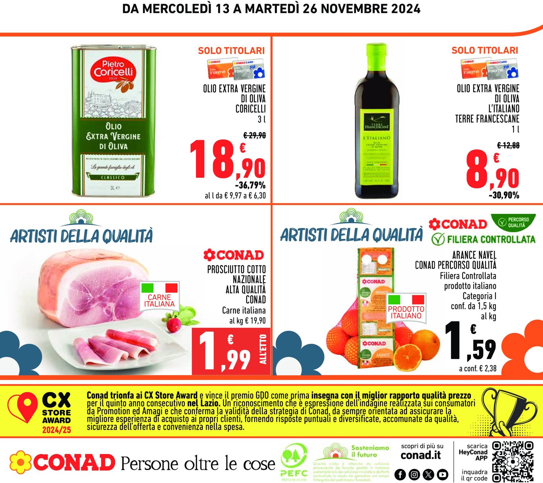 Volantino Conad valido dal 13.11. al 26.11. 28