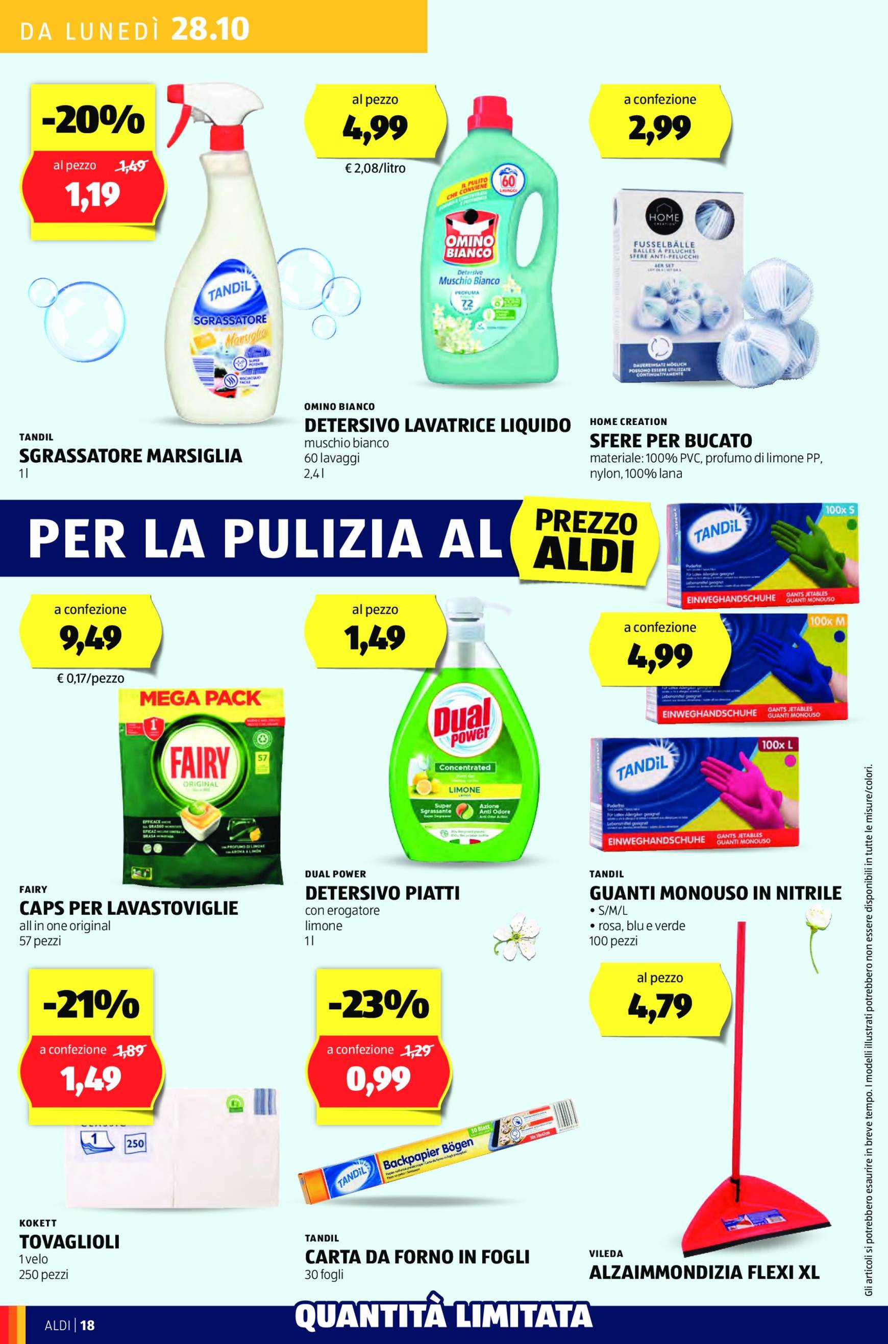 Volantino ALDI valido dal 28.10. al 03.11. 18