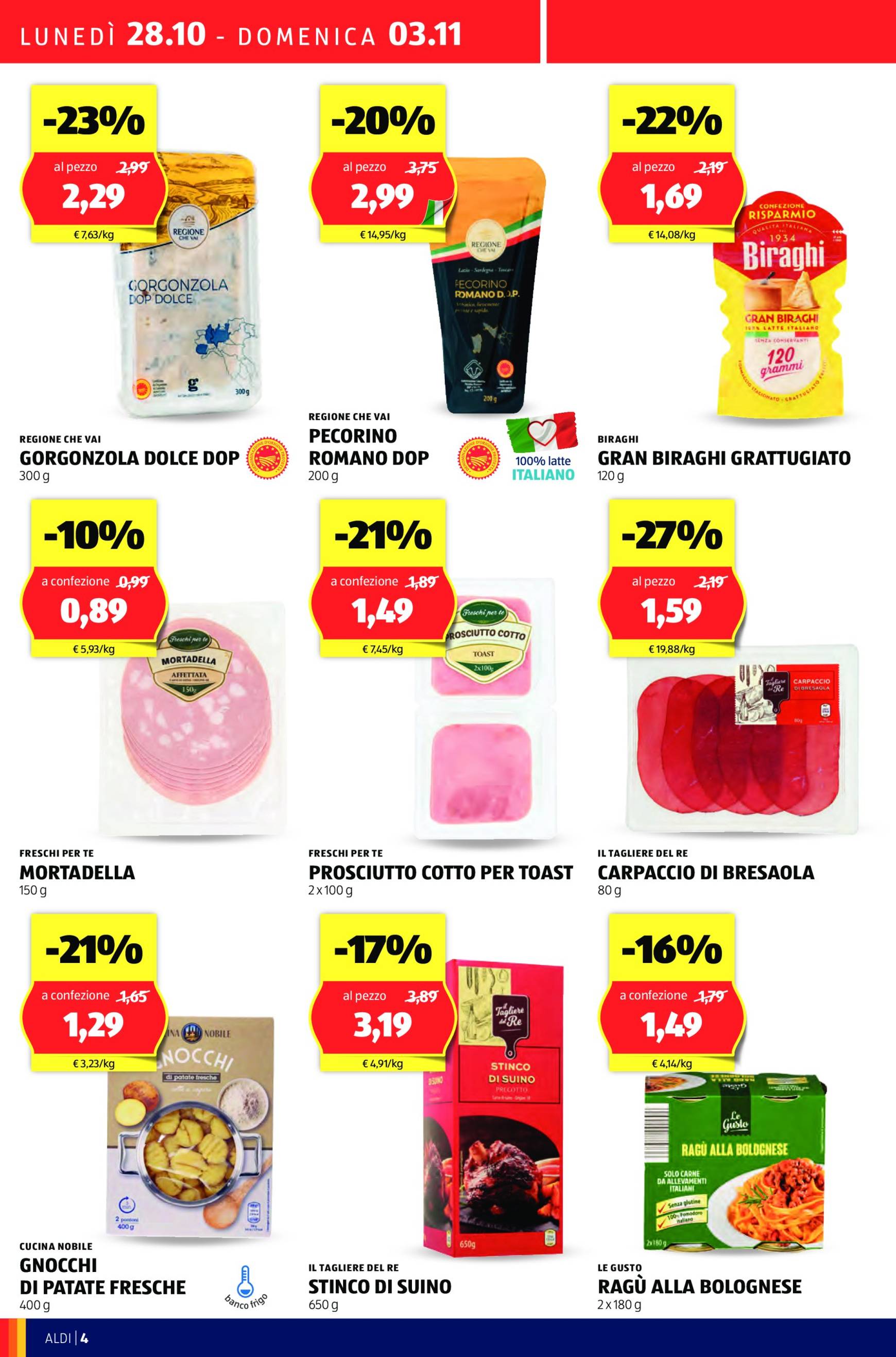 Volantino ALDI valido dal 28.10. al 03.11. 4