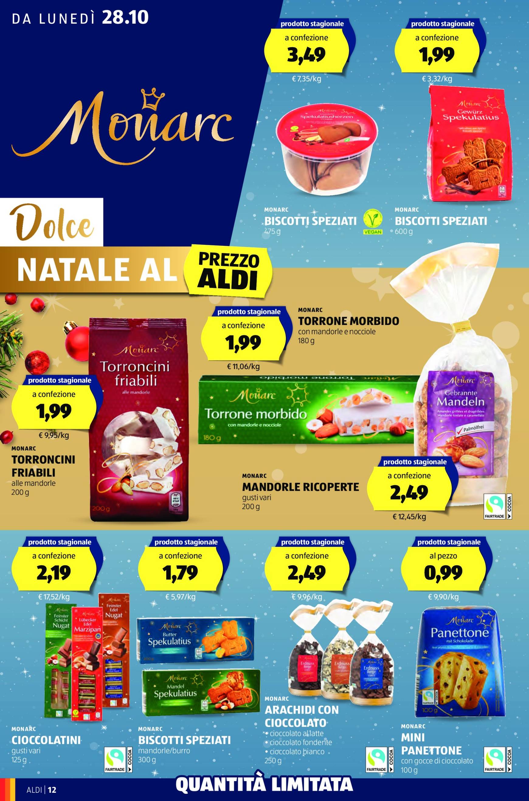 Volantino ALDI valido dal 28.10. al 03.11. 12