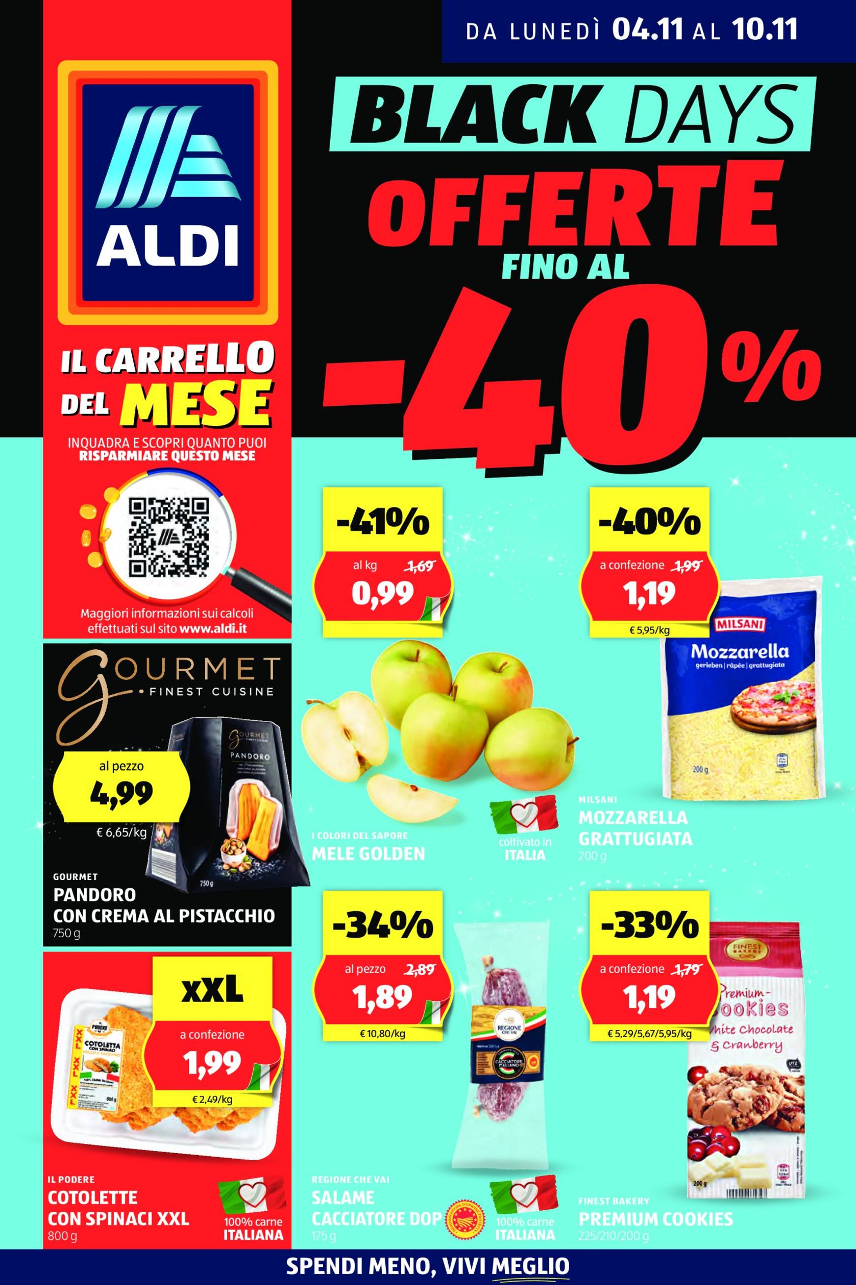 Volantino ALDI valido dal 04.11. al 10.11.