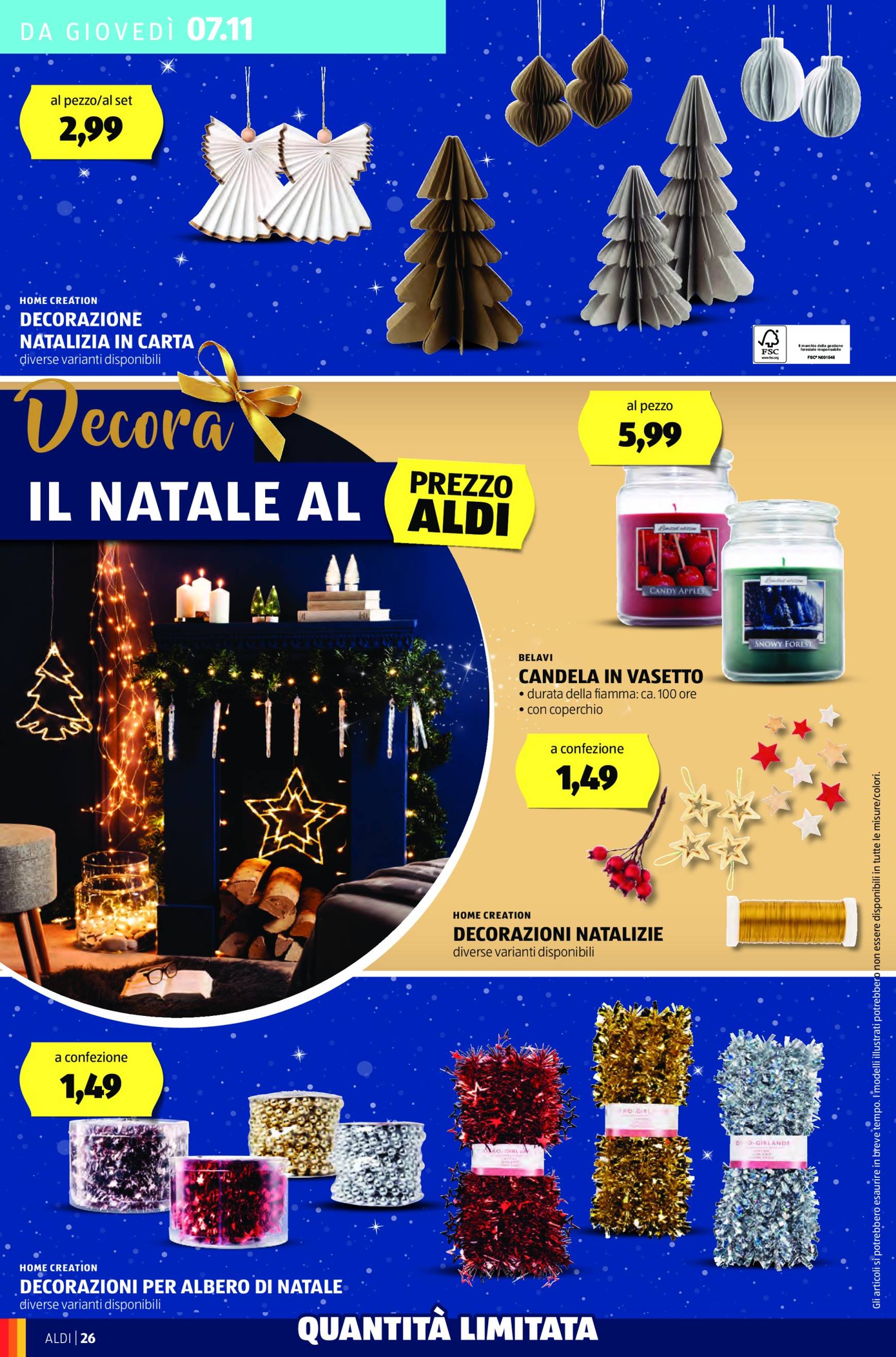 Volantino ALDI valido dal 04.11. al 10.11. 26