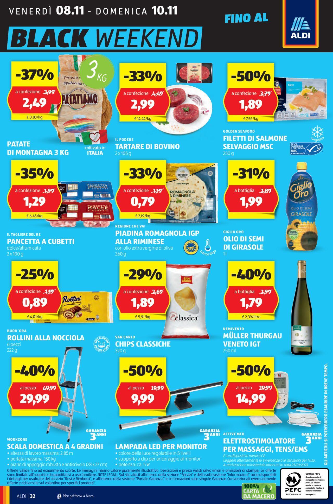 Aldi volantino 04/11 BLACK FRIDAY 2024⭐ 04/11/2024 - 10/11/2024 32