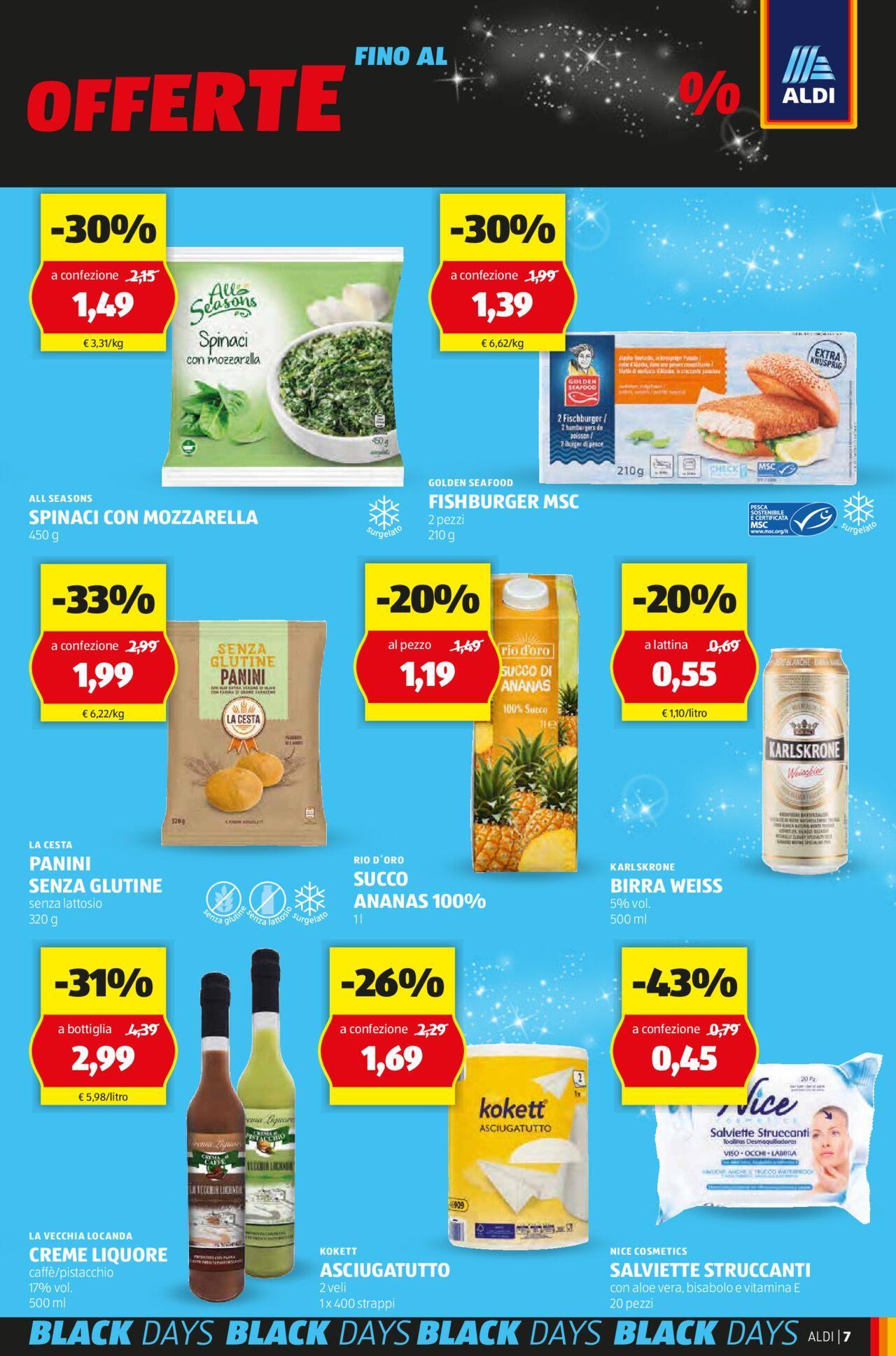 Aldi volantino 04/11 BLACK FRIDAY 2024⭐ 04/11/2024 - 10/11/2024 7