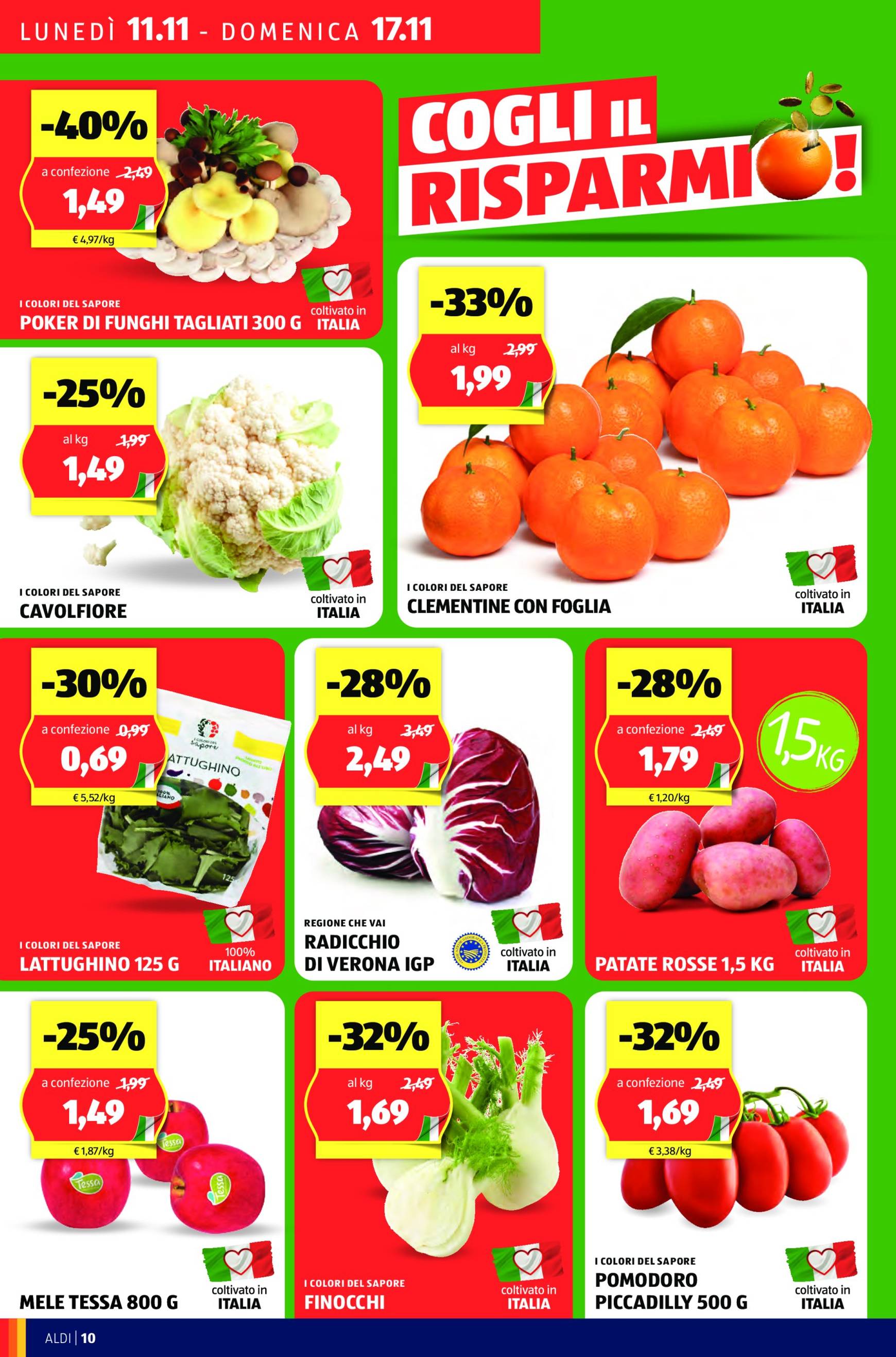 Volantino ALDI valido dal 11.11. al 17.11. 10