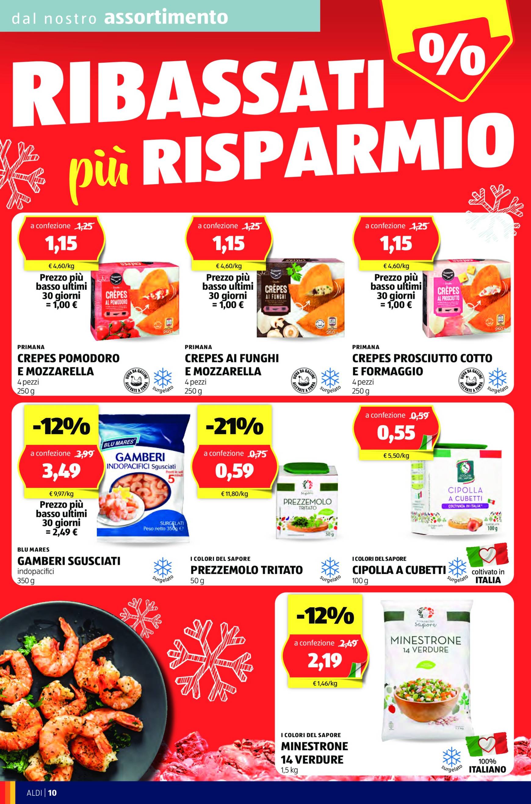 Volantino ALDI - Ribassati più risparmio valido dal 04.11. al 30.11. 10