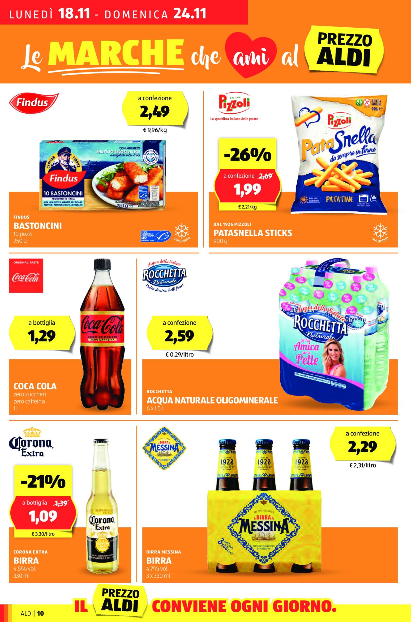 Volantino ALDI - Black Days valido dal 18.11. al 24.11. 10