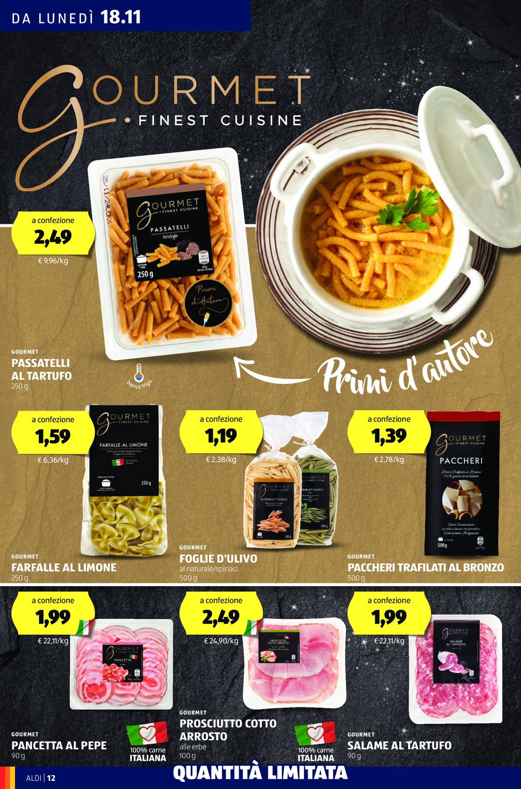 Volantino ALDI - Black Days valido dal 18.11. al 24.11. 12