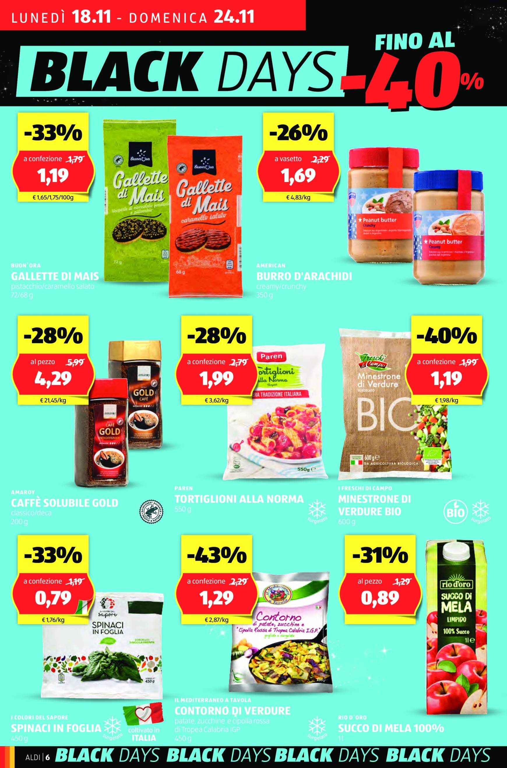 Volantino ALDI - Black Days valido dal 18.11. al 24.11. 6