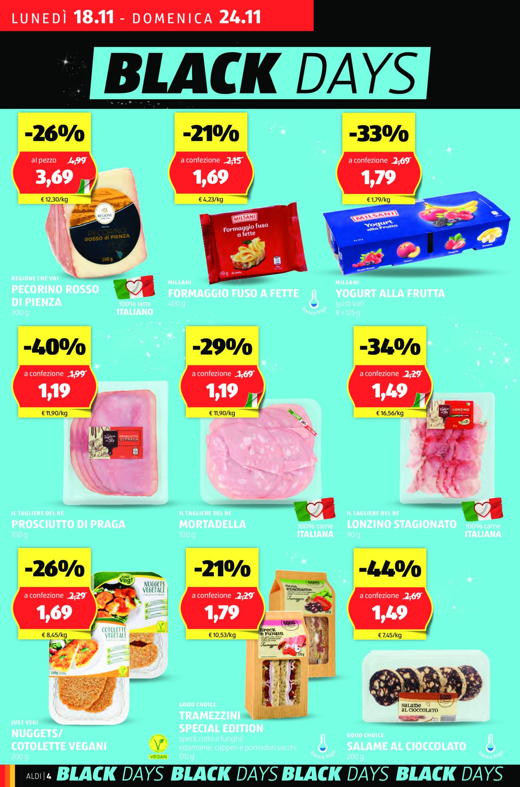 Volantino ALDI - Black Days valido dal 18.11. al 24.11. 4