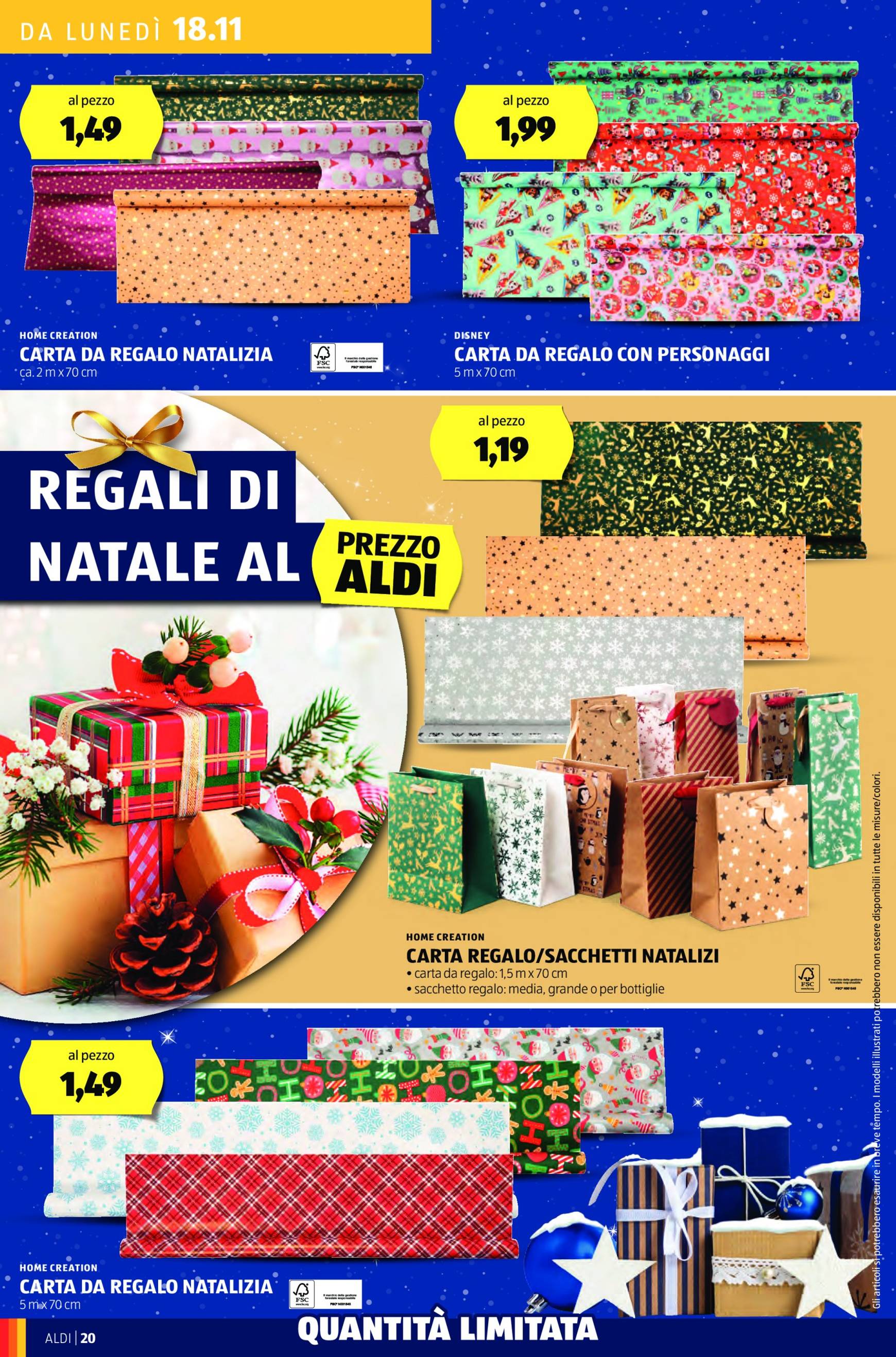 Volantino ALDI - Black Days valido dal 18.11. al 24.11. 20