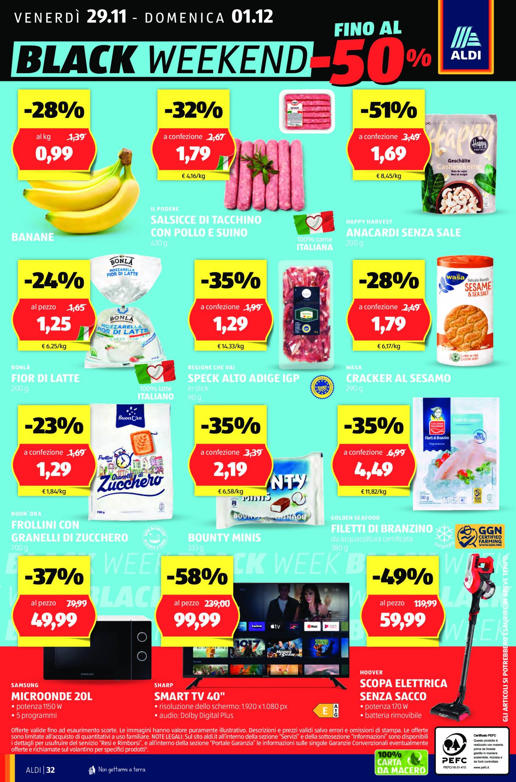 Volantino ALDI - Black Friday valido dal 25.11. al 01.12. 32