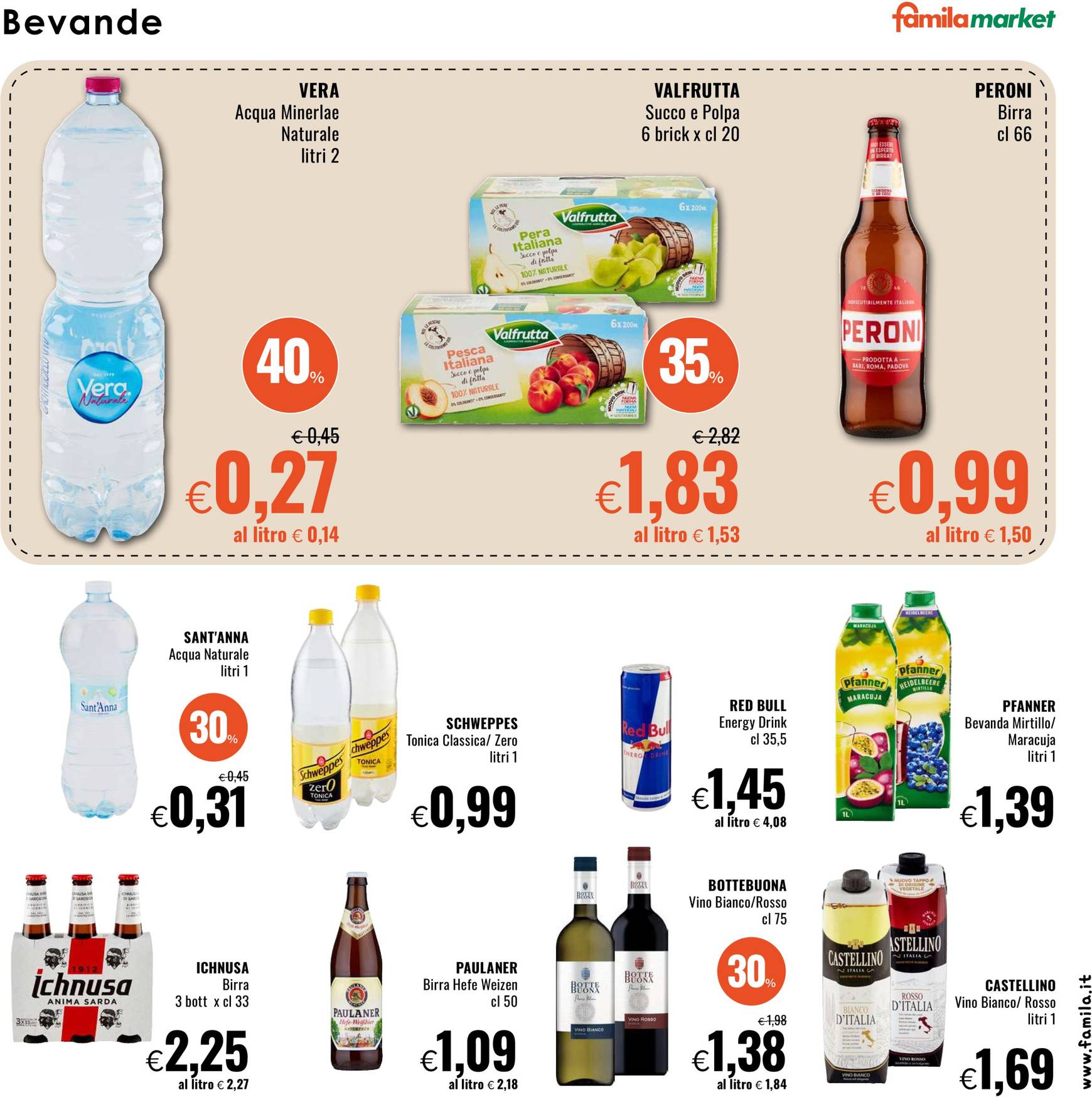 Volantino Famila market valido dal 14.11. al 27.11. 15