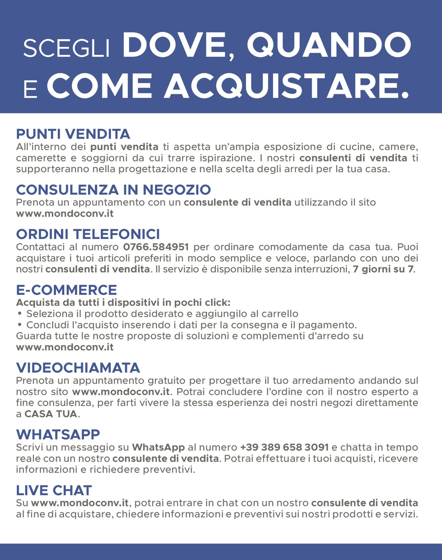 Nuovo volantino Mondo Convenienza - Autunno 2024 03.09. - 31.12. 190