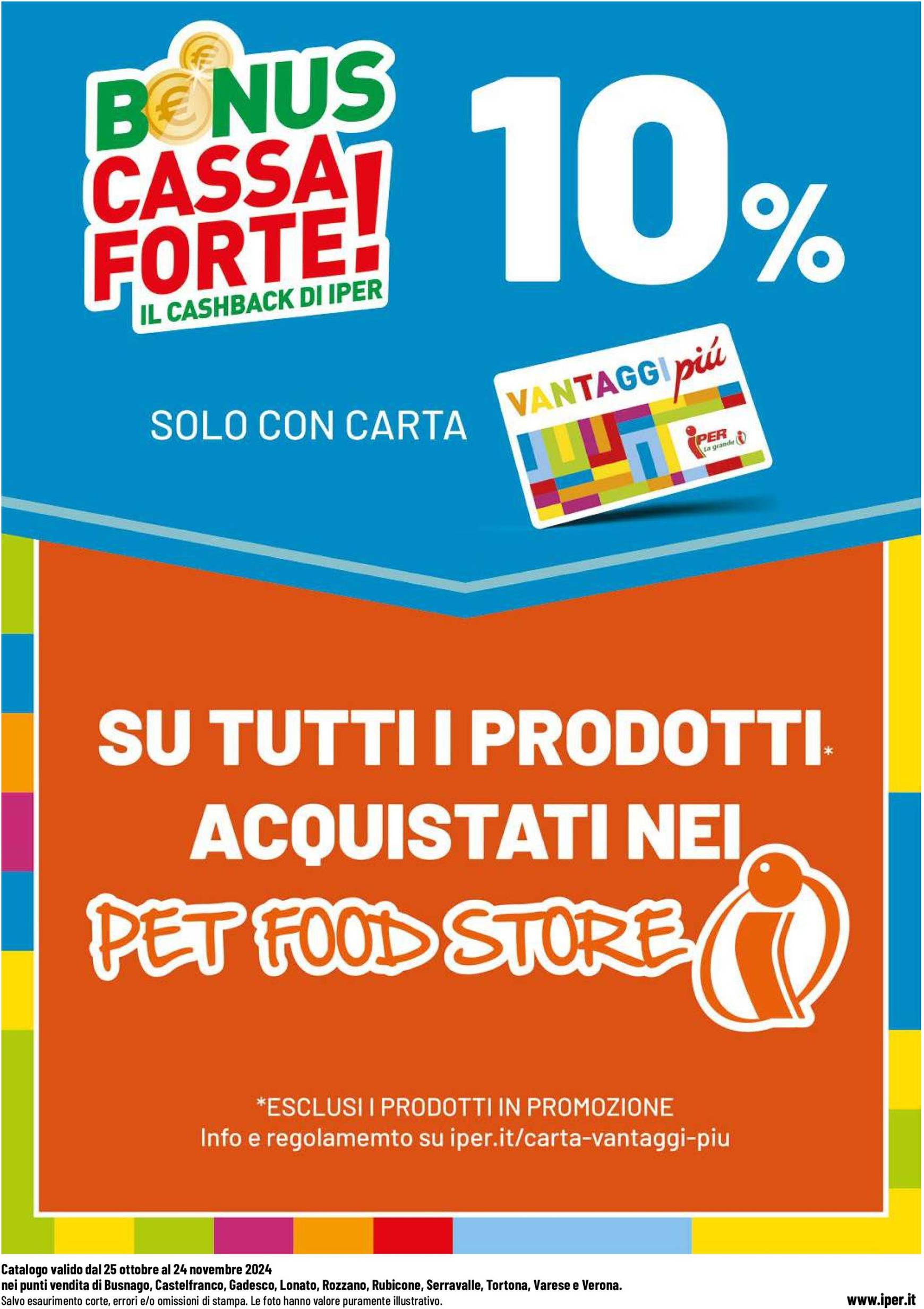 Volantino Iper - Pet Food valido dal 25.10. al 24.11. 8