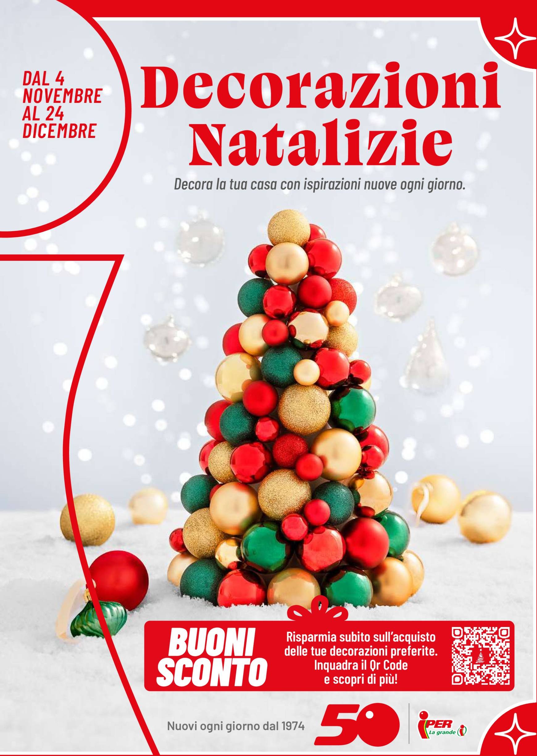 Volantino Iper - Decorazioni Natalizie valido dal 04.11. al 24.12.