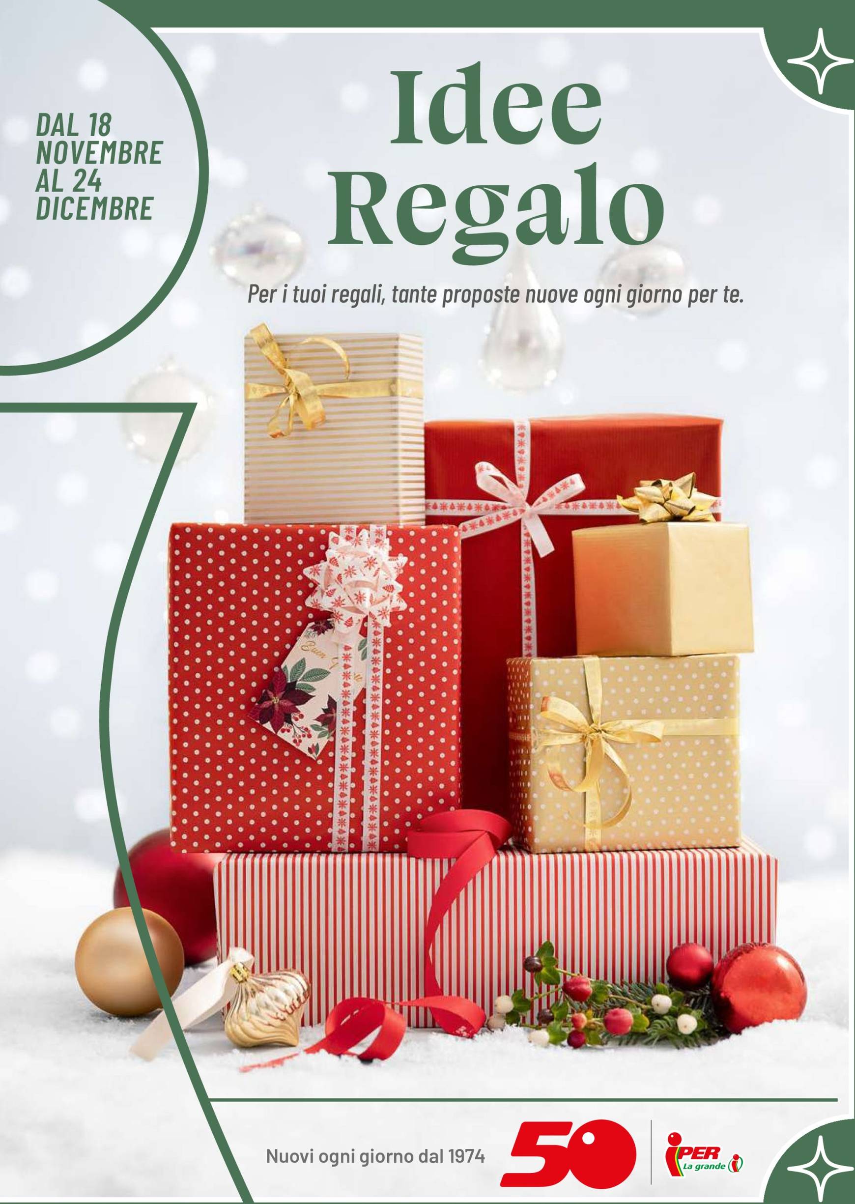 Volantino Iper - Idee Regalo valido dal 18.11. al 24.12.