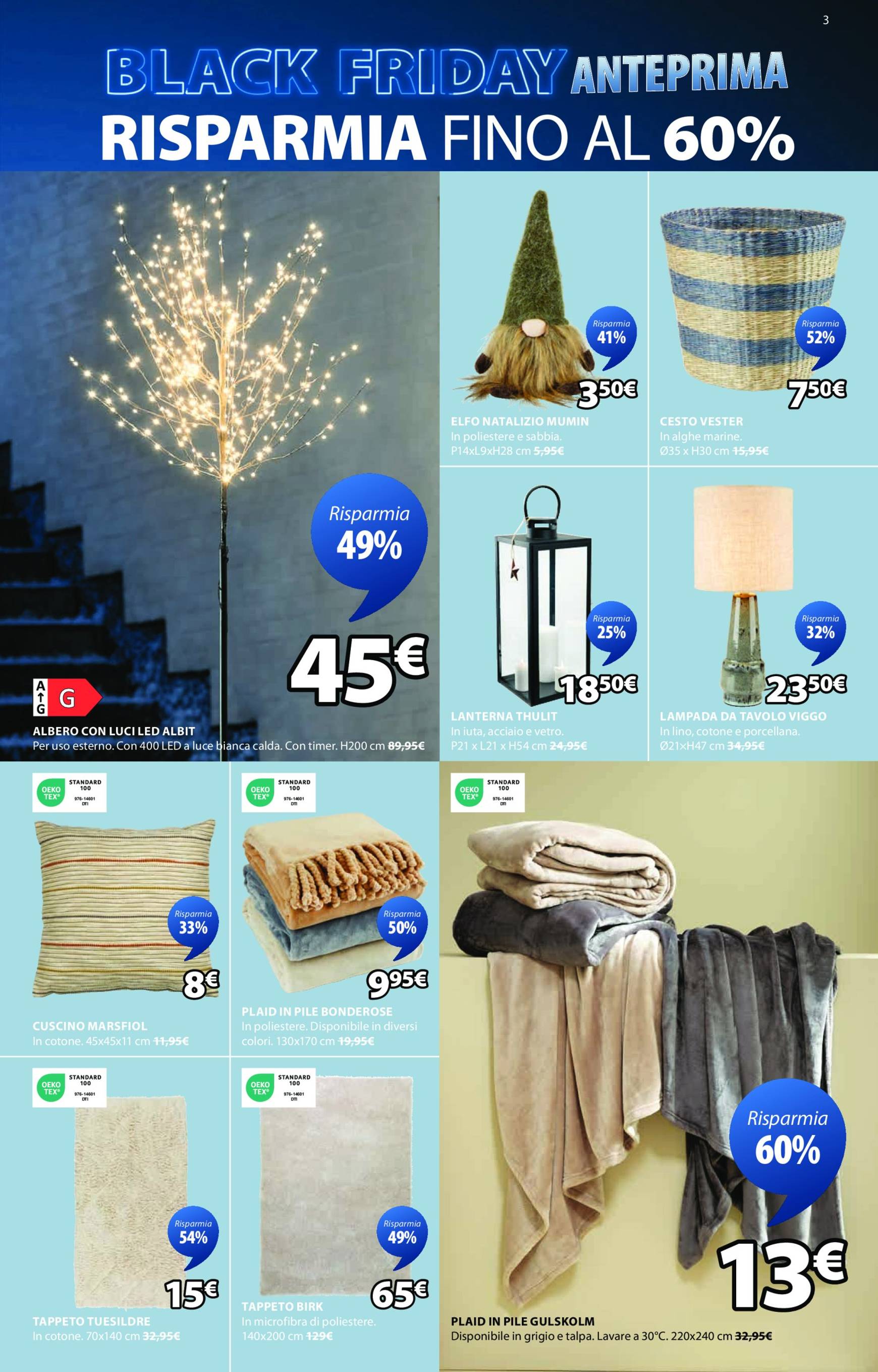 Volantino JYSK - Black Friday Grandi offerte valido dal 17.11. al 01.12. 3