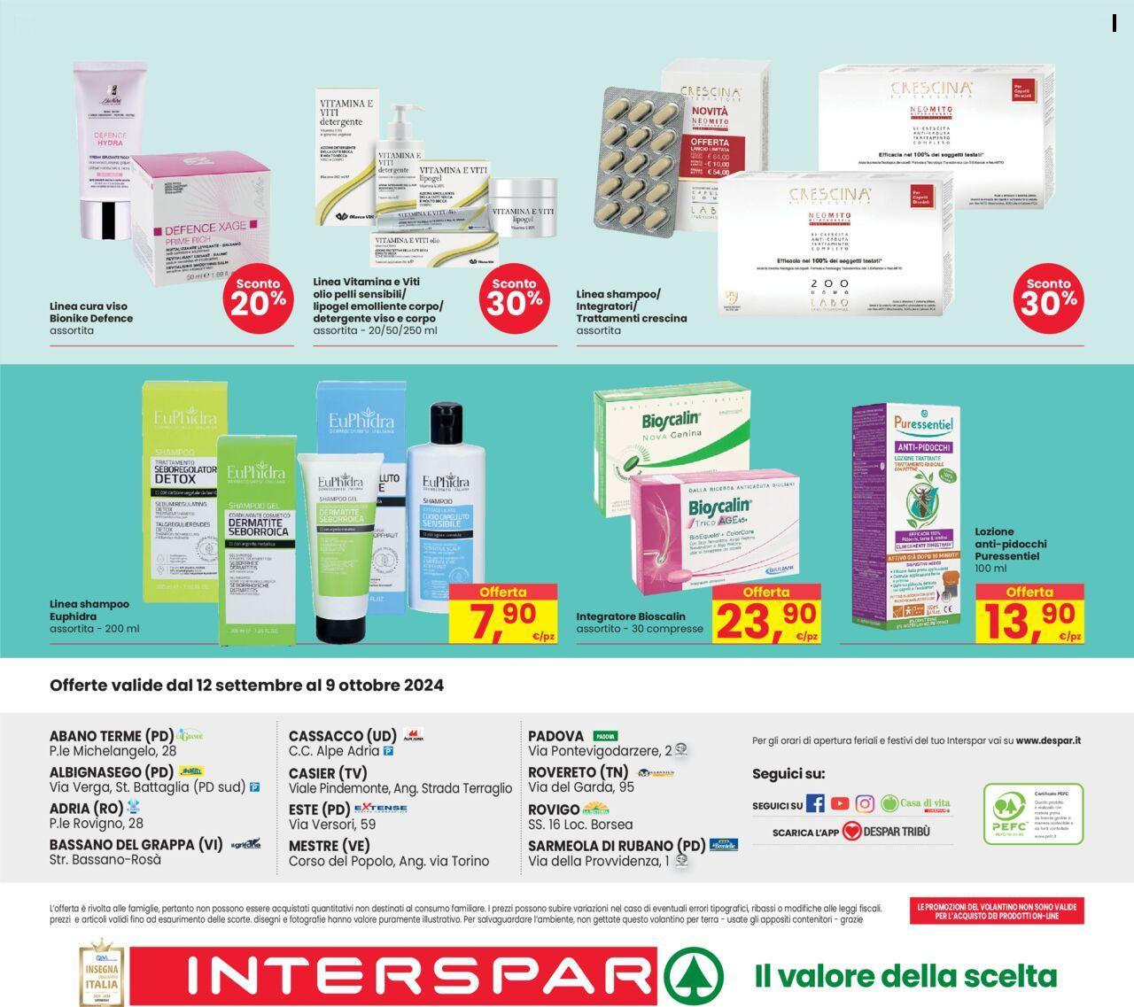 Interspar volantino 12/09/2024 - 09/10/2024 4