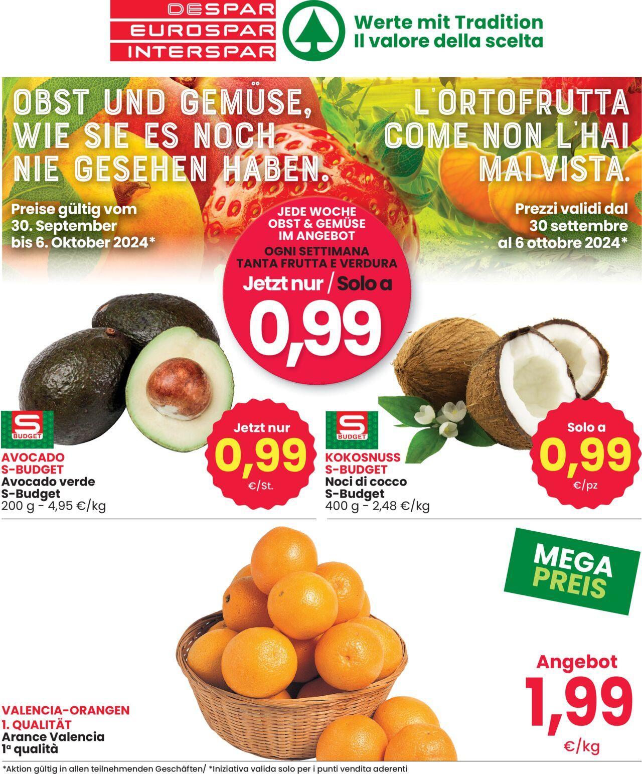 Interspar volantino 30/09/2024 - 06/10/2024 3