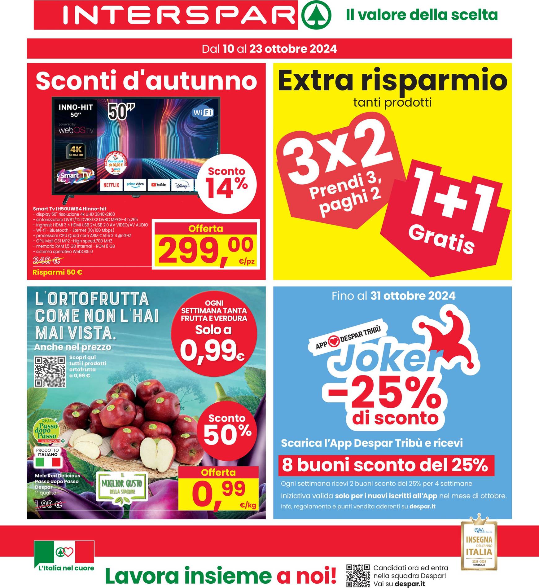 Volantino INTERSPAR valido dal 10.10. al 23.10.