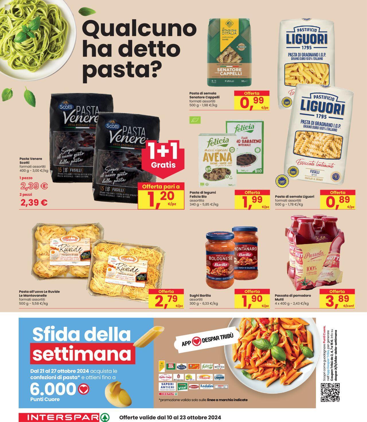 Interspar volantino 10/10/2024 - 23/10/2024 18