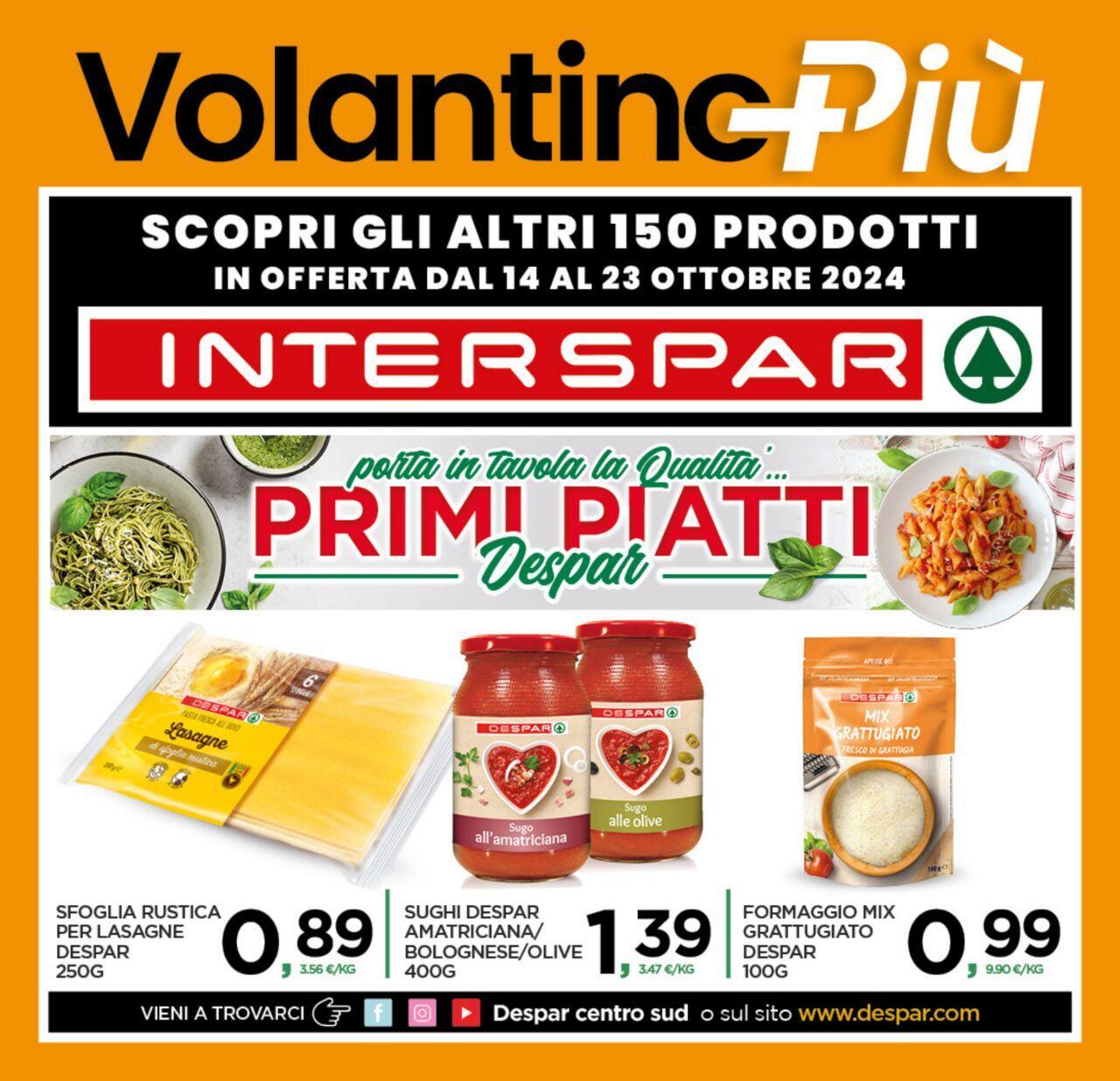 Interspar volantino 14/10/2024 - 23/10/2024 17