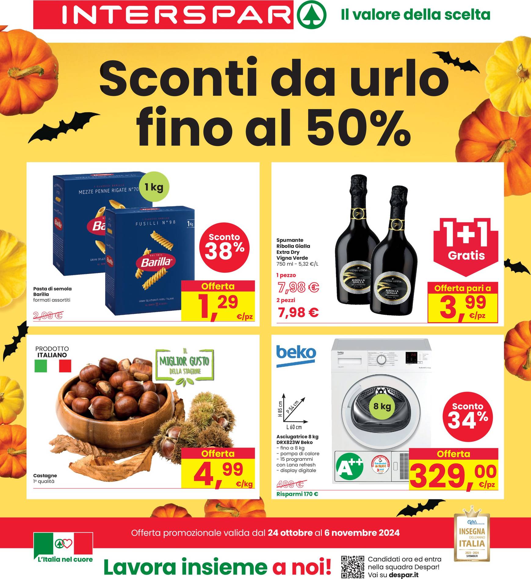 Volantino INTERSPAR valido dal 24.10. al 06.11.