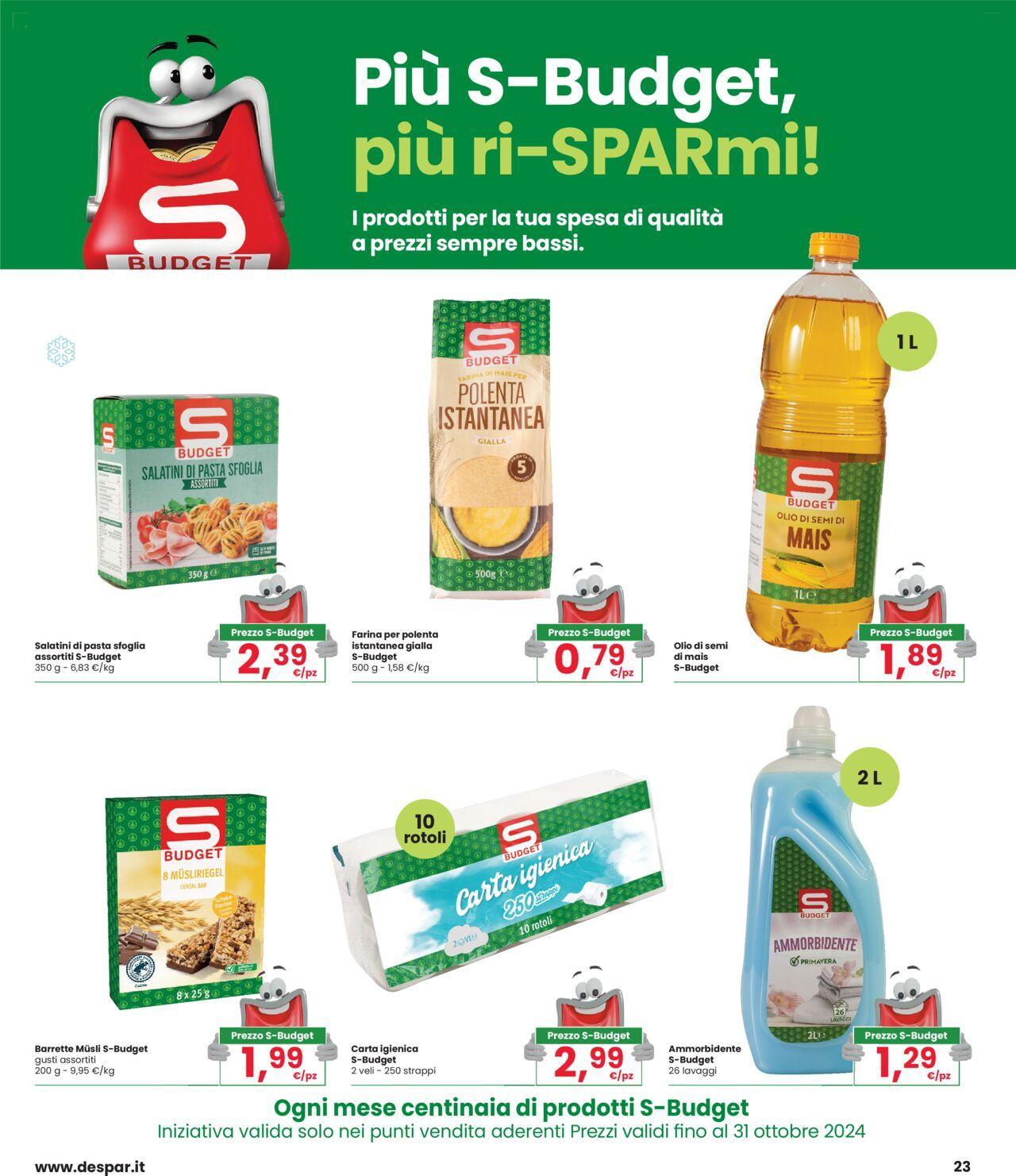 Interspar volantino 24/10/2024 - 06/11/2024 23