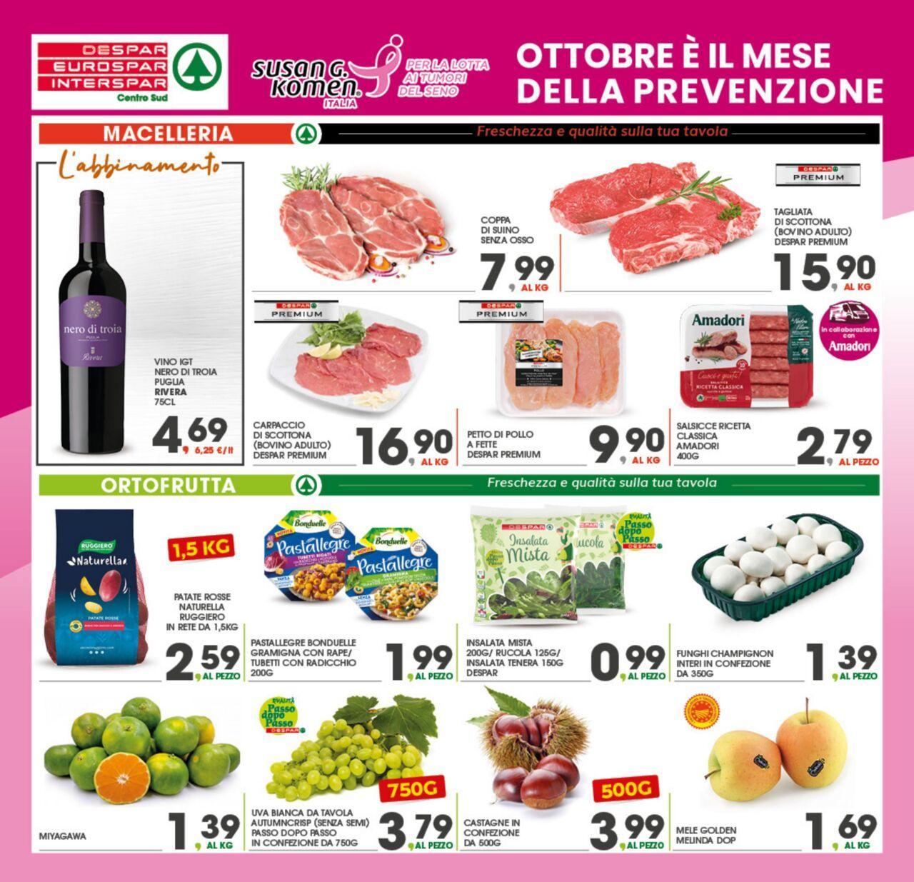 Eurospar volantino 03/10/2024 - 10/10/2024 4