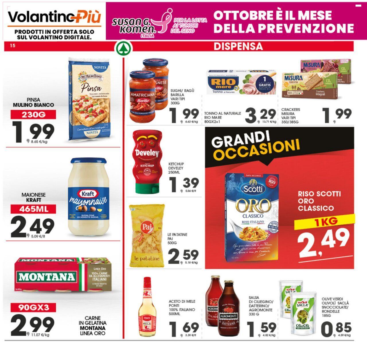 Eurospar volantino 03/10/2024 - 10/10/2024 15