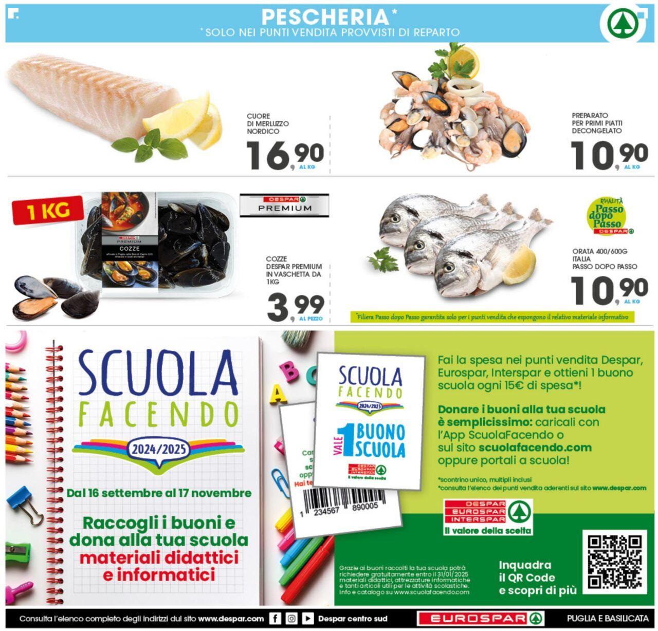 Eurospar volantino 03/10/2024 - 10/10/2024 12