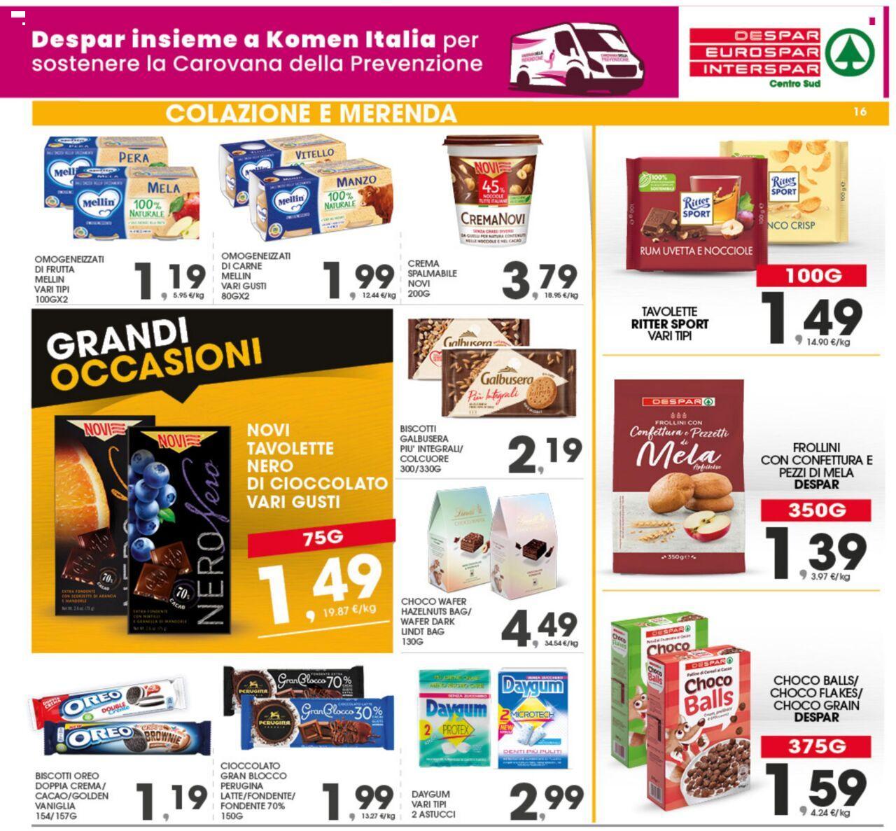 Eurospar volantino 03/10/2024 - 10/10/2024 16