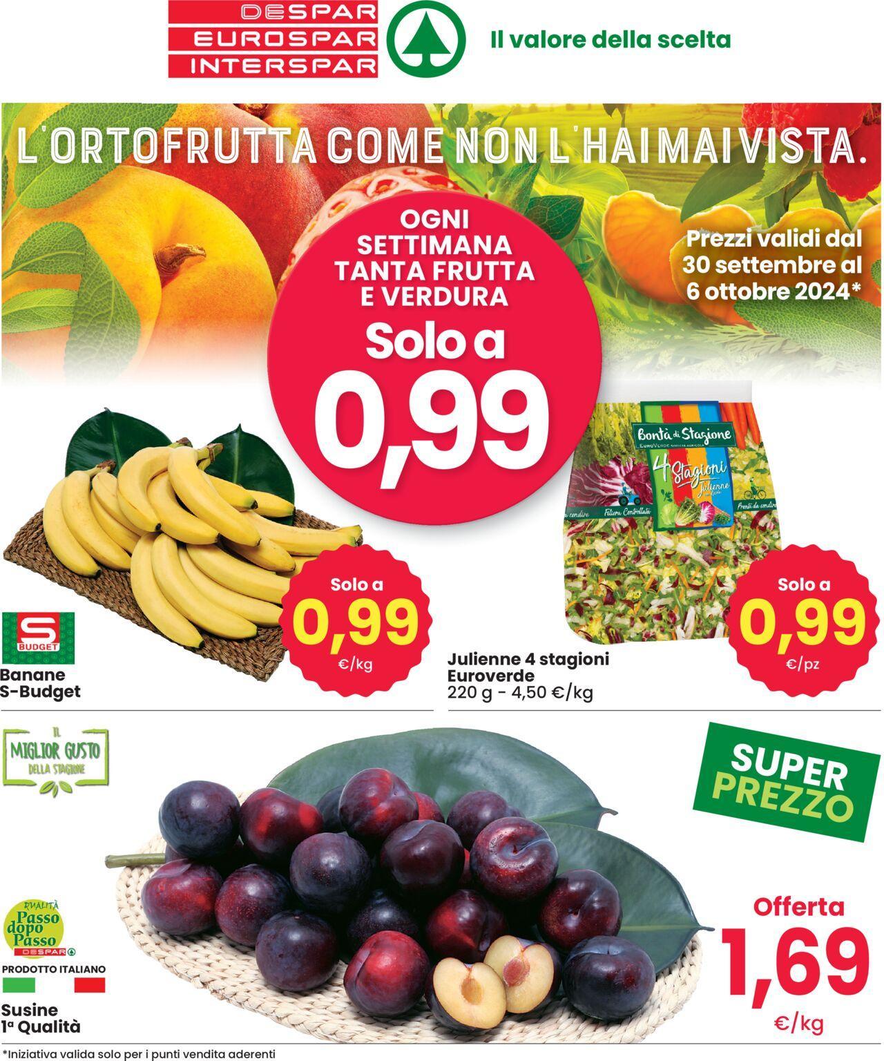 Eurospar volantino 30/09/2024 - 06/10/2024 2