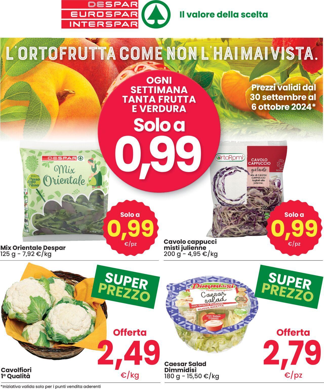 Eurospar volantino 30/09/2024 - 06/10/2024 4