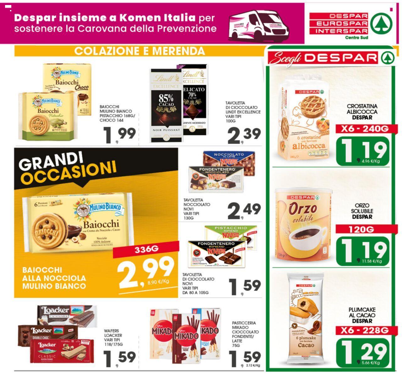 Eurospar volantino 14/10/2024 - 19/10/2024 15