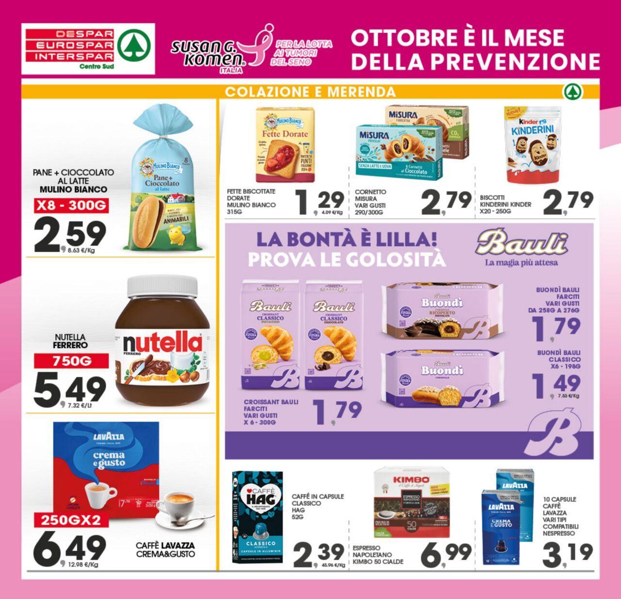 Eurospar volantino 14/10/2024 - 19/10/2024 8