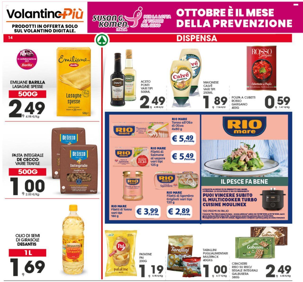 Eurospar volantino 14/10/2024 - 19/10/2024 14