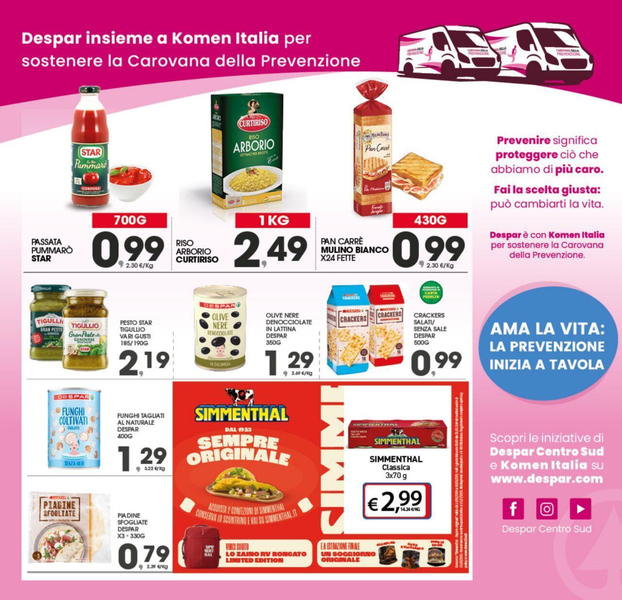 Eurospar volantino 14/10/2024 - 19/10/2024 9