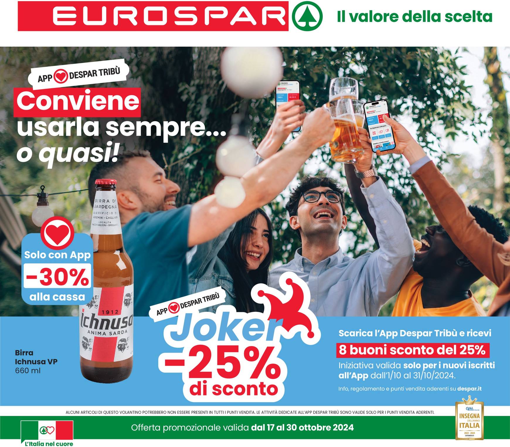 Volantino Eurospar valido dal 17.10. al 30.10.